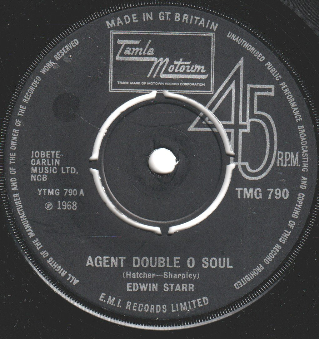 Edwin Starr - Agent Double 0 Soul - 7 Inch
