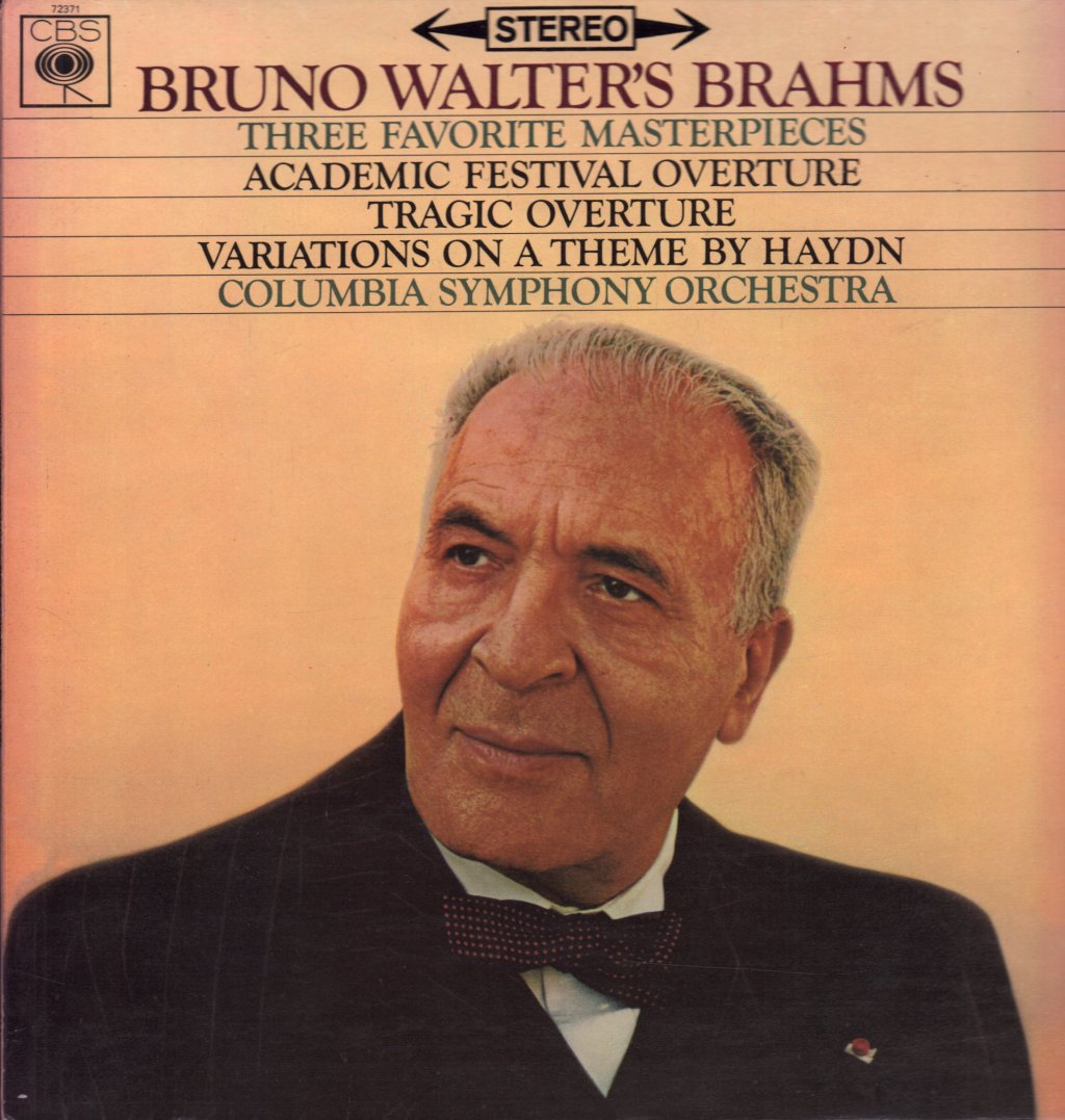 Columbia Symphony Orchestra - Bruno Walter's Brahms - Lp
