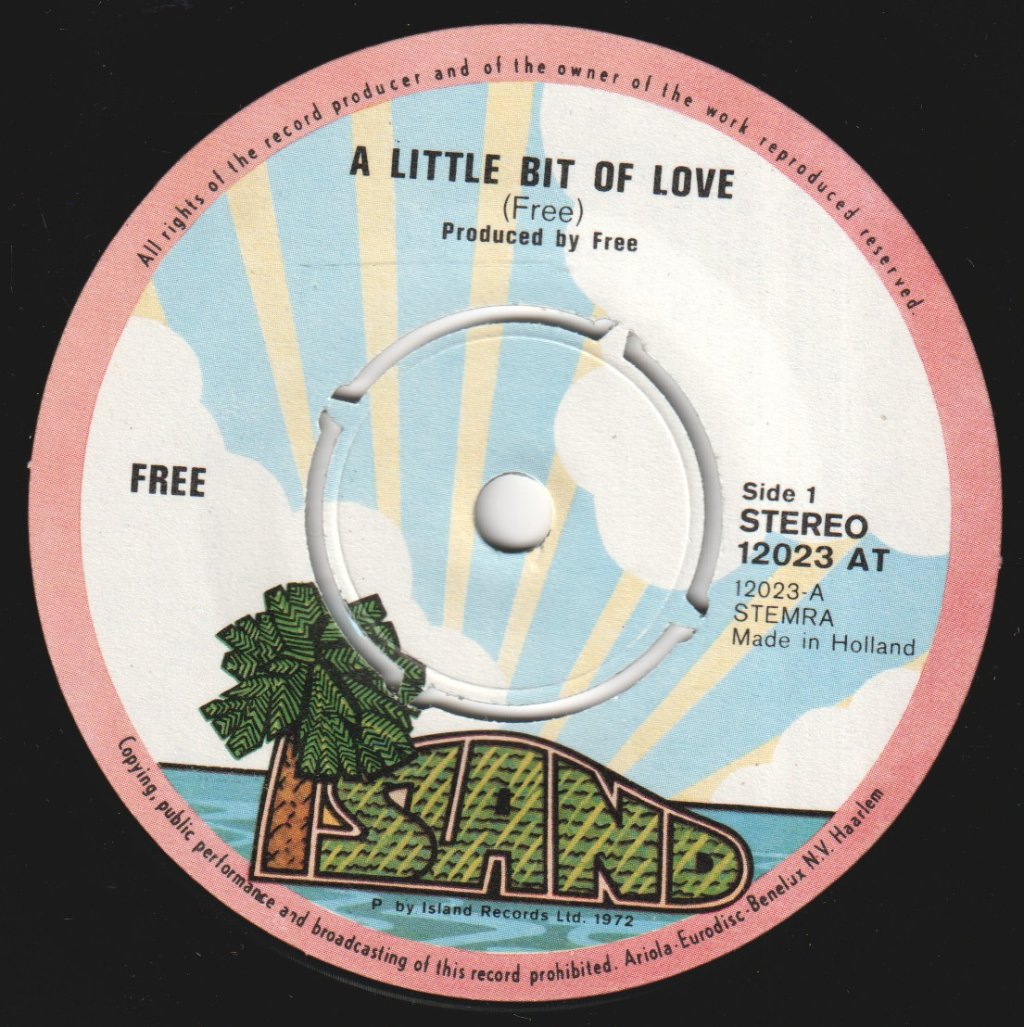 Free - A Little Bit Of Love - 7 Inch