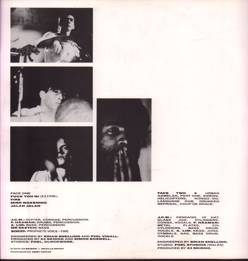 23 Skidoo (Post Punk) - Urban Gamelan - Lp