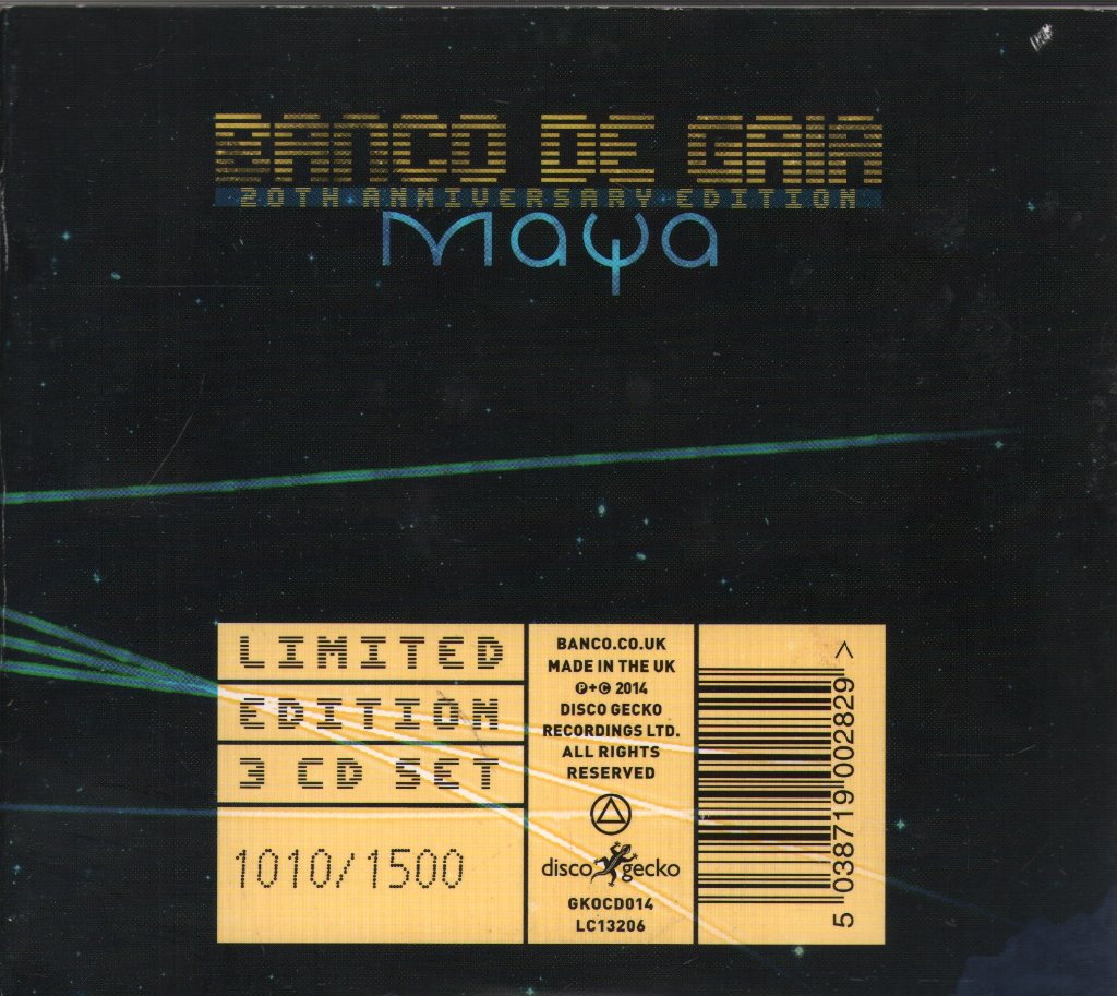 Banco De Gaia - Maya (20th Anniversary Edition) - Triple Cd