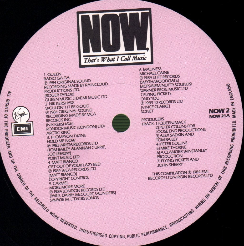 Various Artists - Now That's What I Call Music 2 - Double Lp