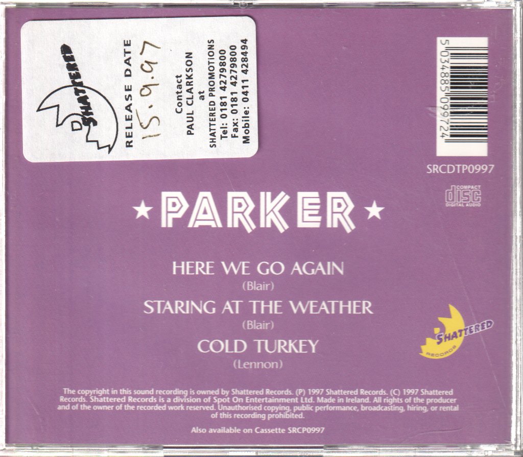 Parker - Here We Go Again - Cd