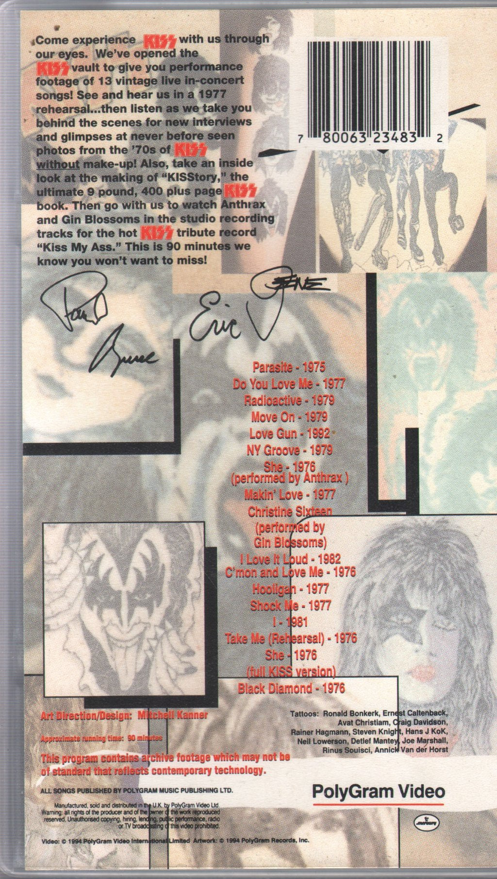Kiss - Kiss My A** (The Video) - Videodisc
