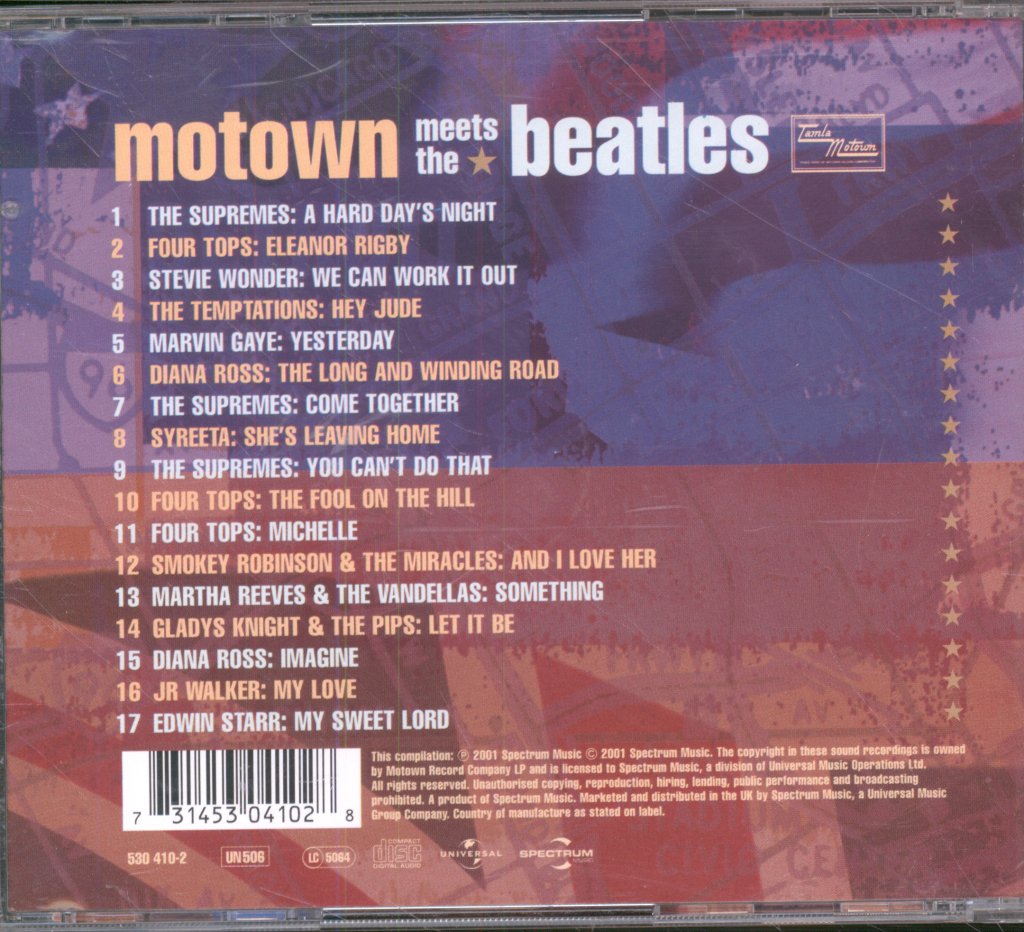 Various Artists - Motown Meets The Beatles - Cd