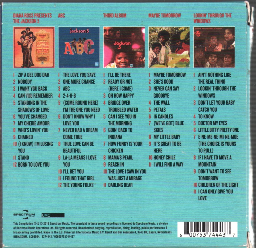 Jackson 5 - 5 Classic Albums - Cd Set