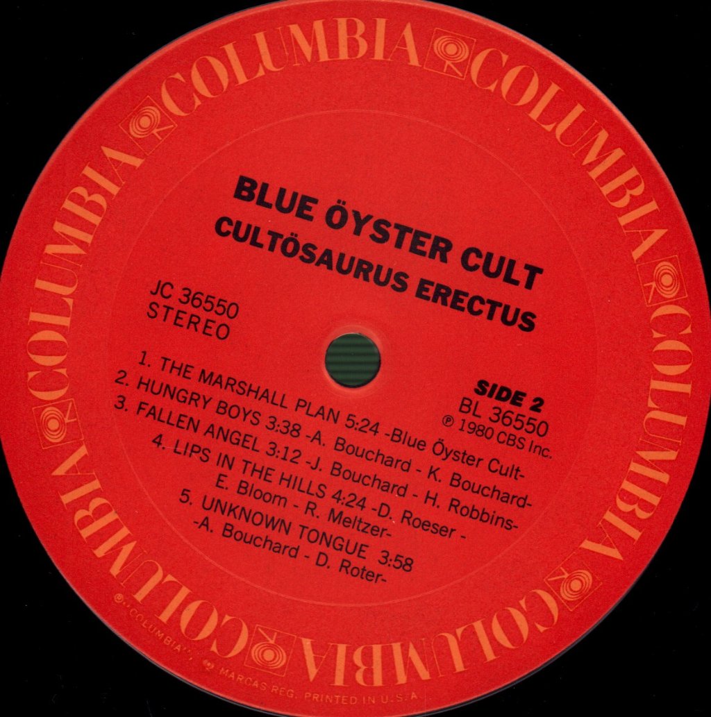 Blue Oyster Cult - Cultösaurus Erectus - Lp