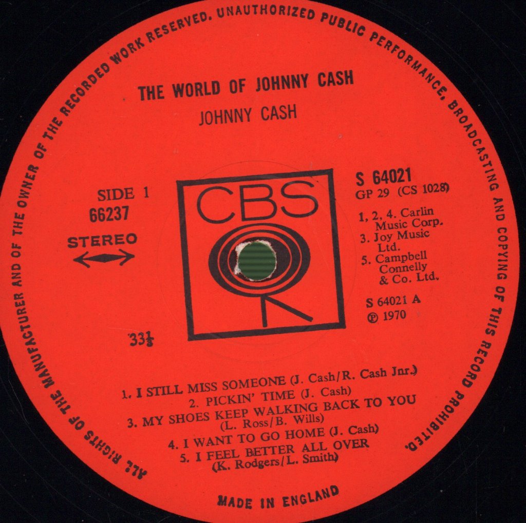 Johnny Cash - World Of Johnny Cash - Double Lp