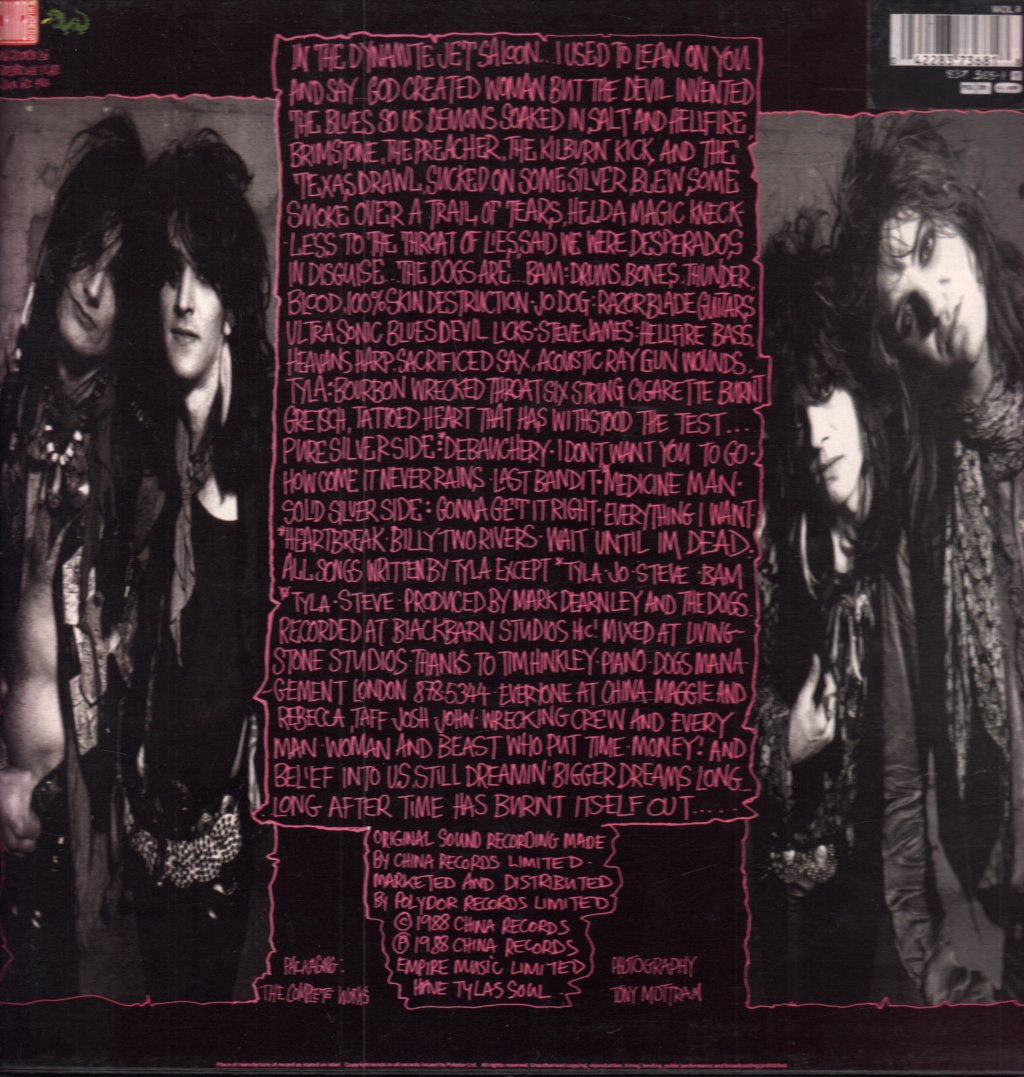 Dogs D'amour - In The Dynamite Jet Saloon - Lp