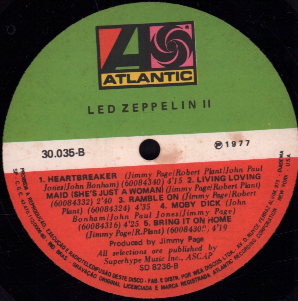 Led Zeppelin - Led Zeppelin II - Lp
