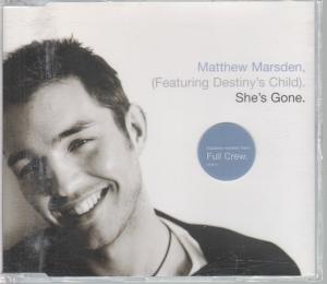 Matthew Marsden Featuring Destiny's Child - She's Gone - Cd