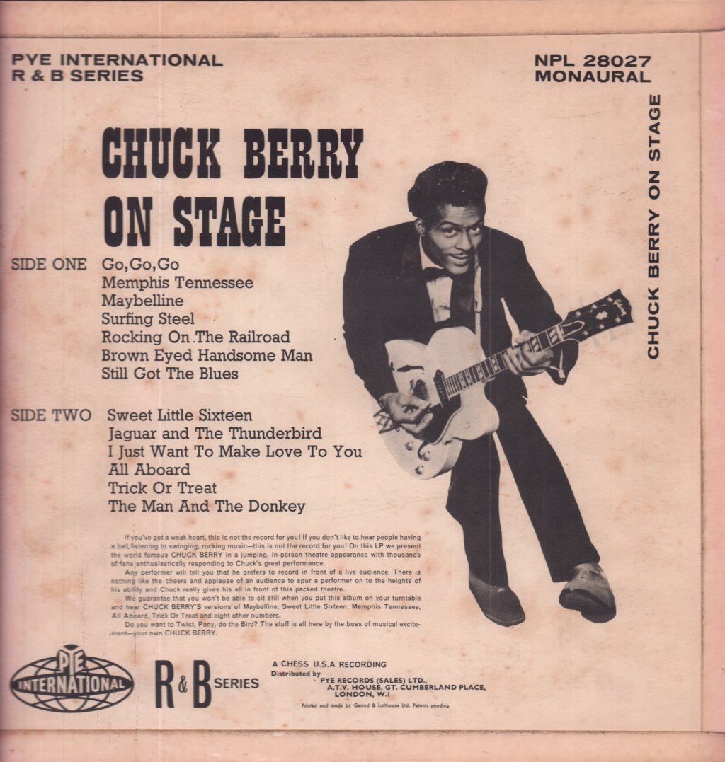 Chuck Berry - On Stage - Lp