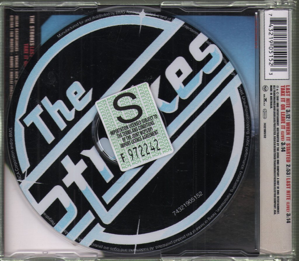 Strokes - Last Nite - Cd