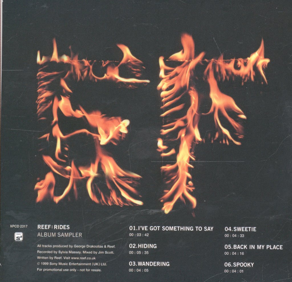 Reef - Rides Album Sampler - Cd