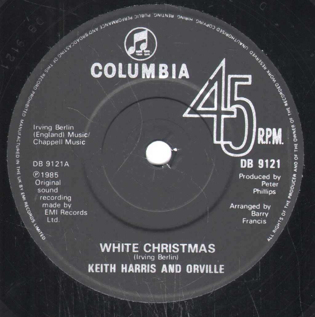 Keith Harris And Orville - White Christmas - 7 Inch