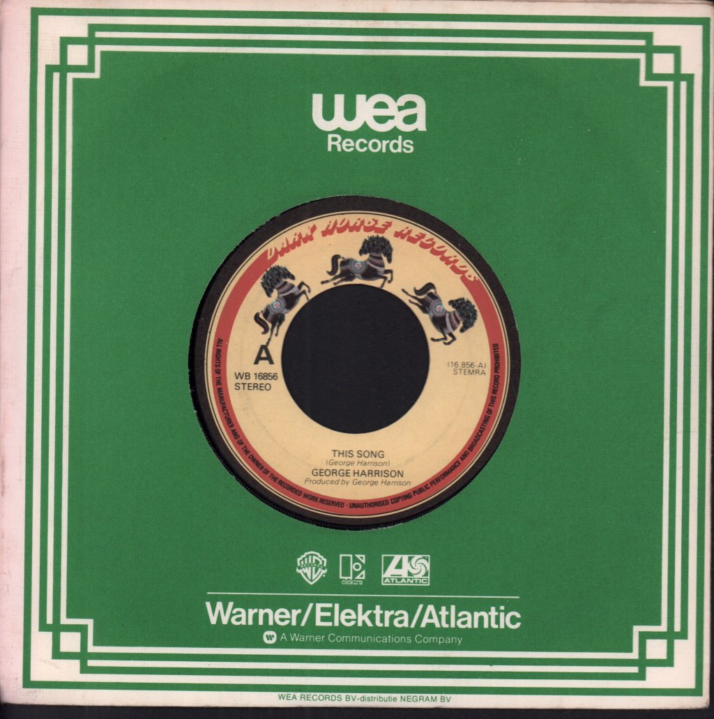 George Harrison - This Song - 7 Inch