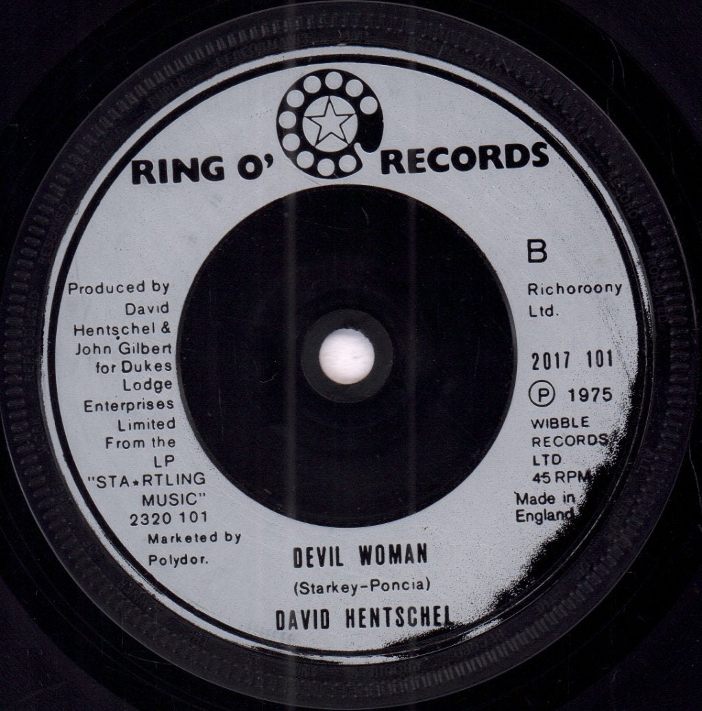 David Hentschel - Oh My My - 7 Inch
