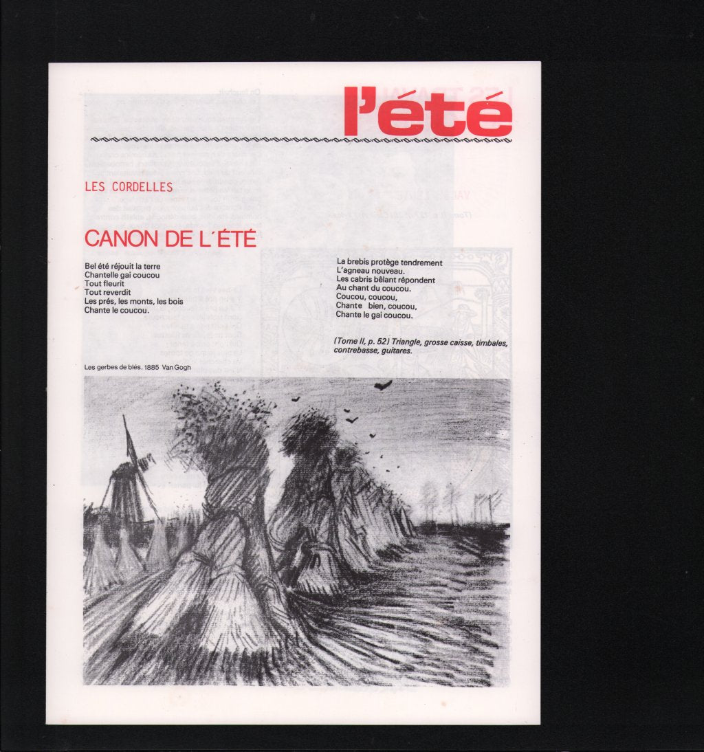 Gunild Keetman - Carl Orff - L'Été - Lp