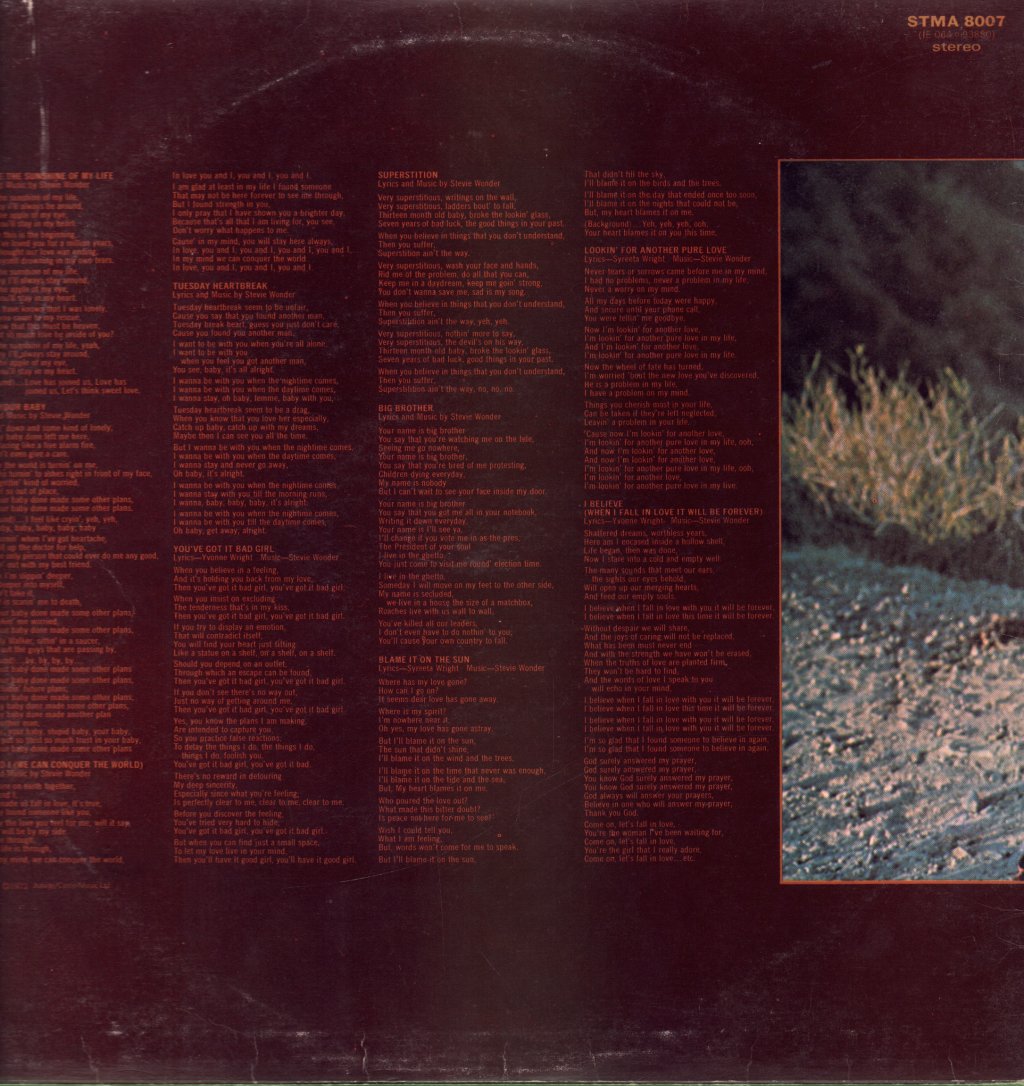 Stevie Wonder - Talking Book - Lp