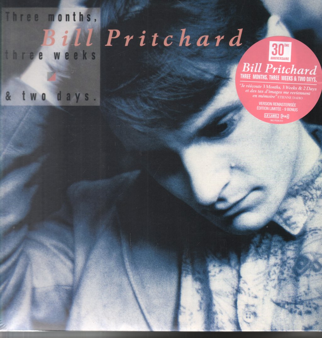 Bill Pritchard - Three Months Three Weeks & Two Days - Double Lp