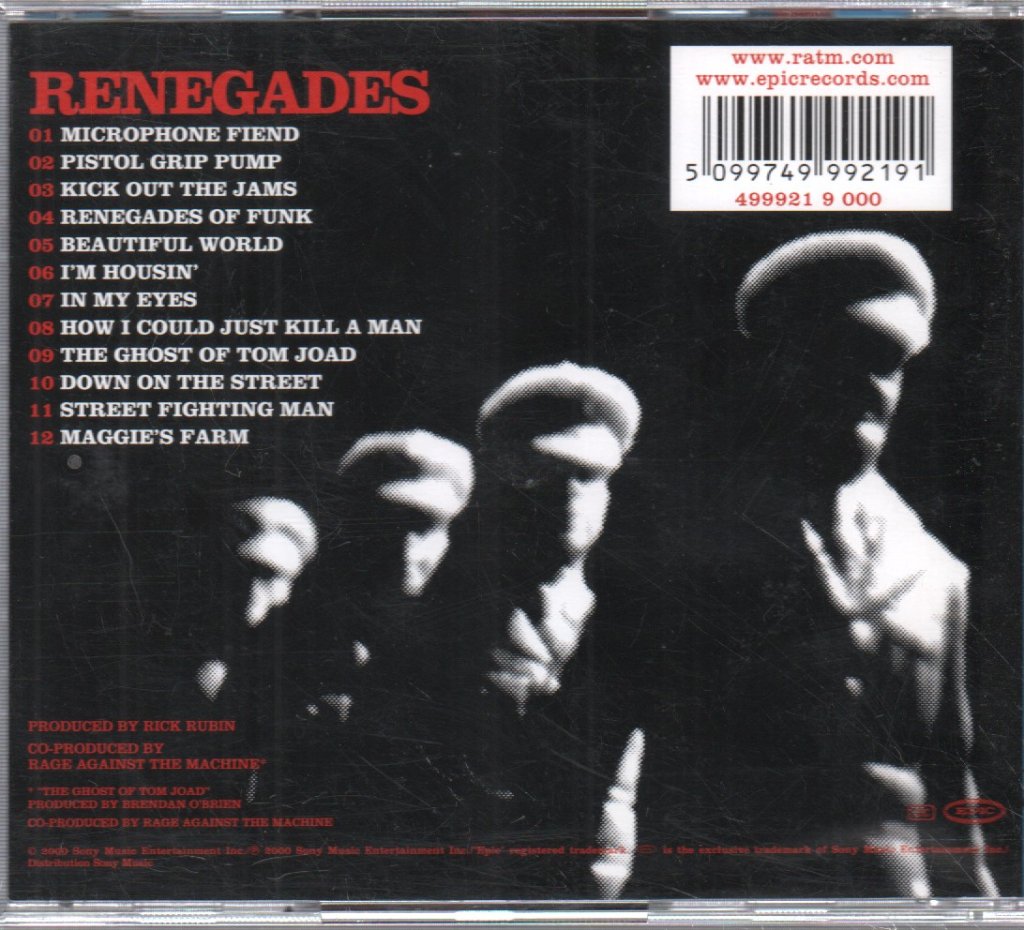 Rage Against The Machine - Renegades - Cd