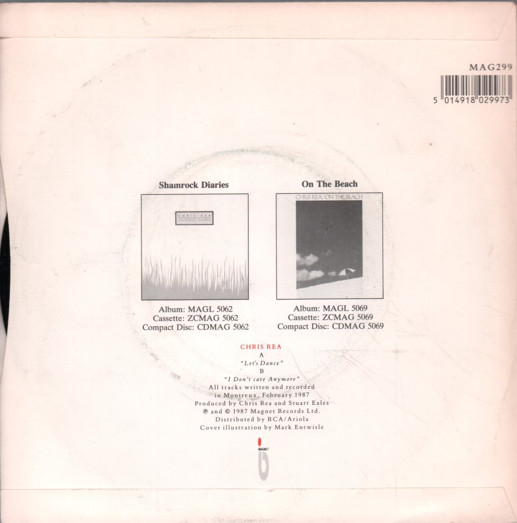Chris Rea - Let's Dance - 7 Inch