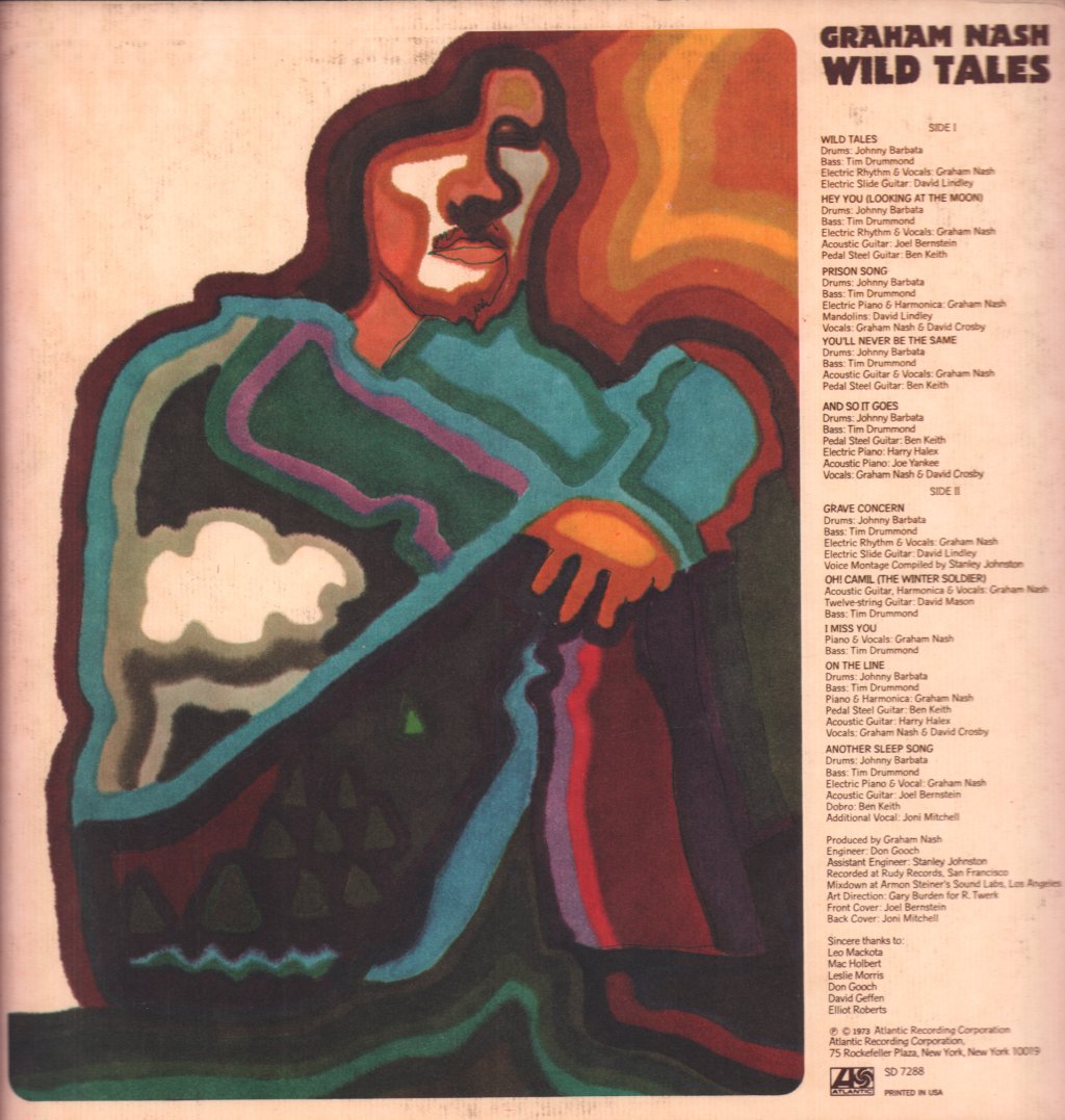 Graham Nash - Wild Tales - Lp
