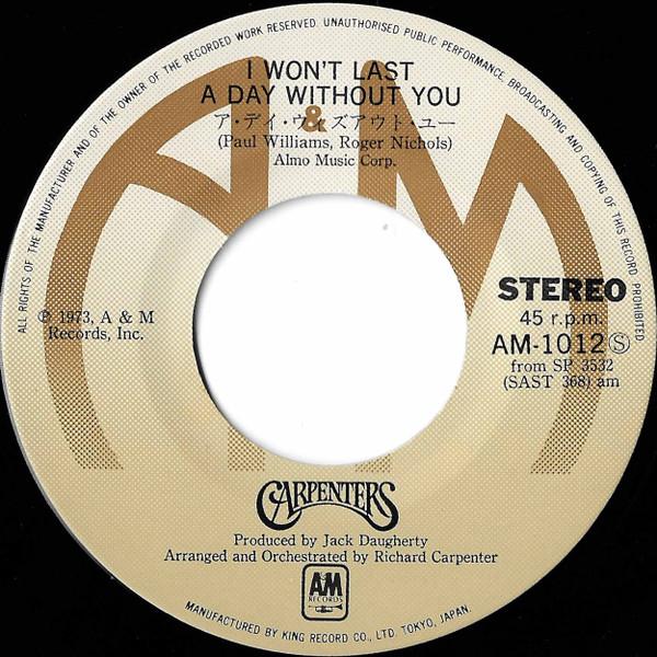 Carpenters - Sing - 7 Inch