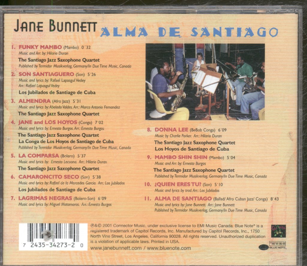 Jane Bunnett - Alma de Santiago - Cd
