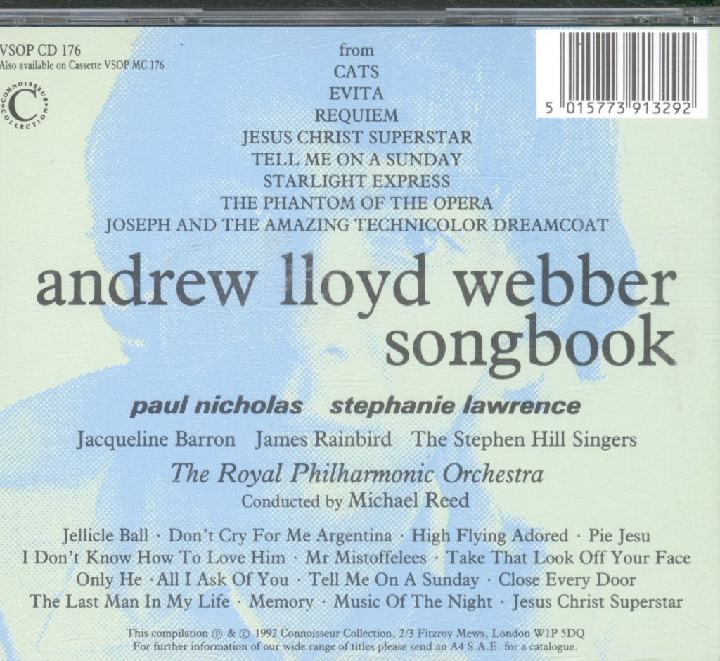 Various Artists - Andrew Lloyd Webber Songbook - Cd