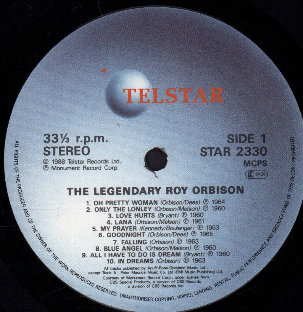 Roy Orbison - Legendary - Lp