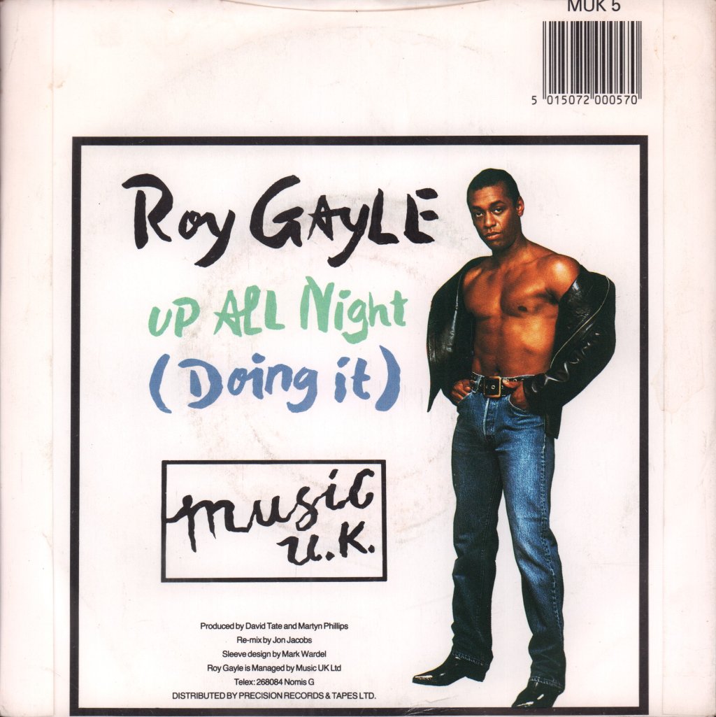 Roy Gayle - Up All Night - 7 Inch