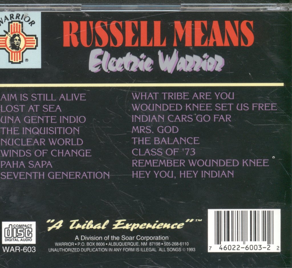 Russell Means - Electric Warrior - Cd