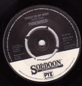 Threshold (70'S Group) - Friday On My Mind - 7 Inch