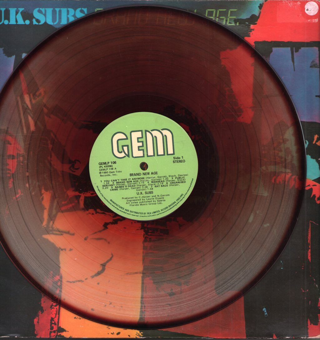 UK Subs - Brand New Age - Lp