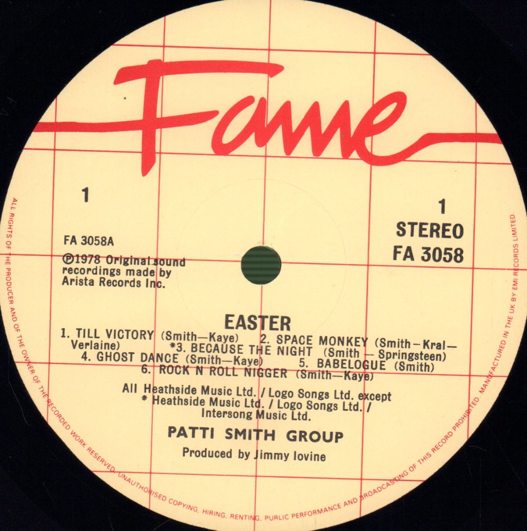 Patti Smith Group - Easter - Lp
