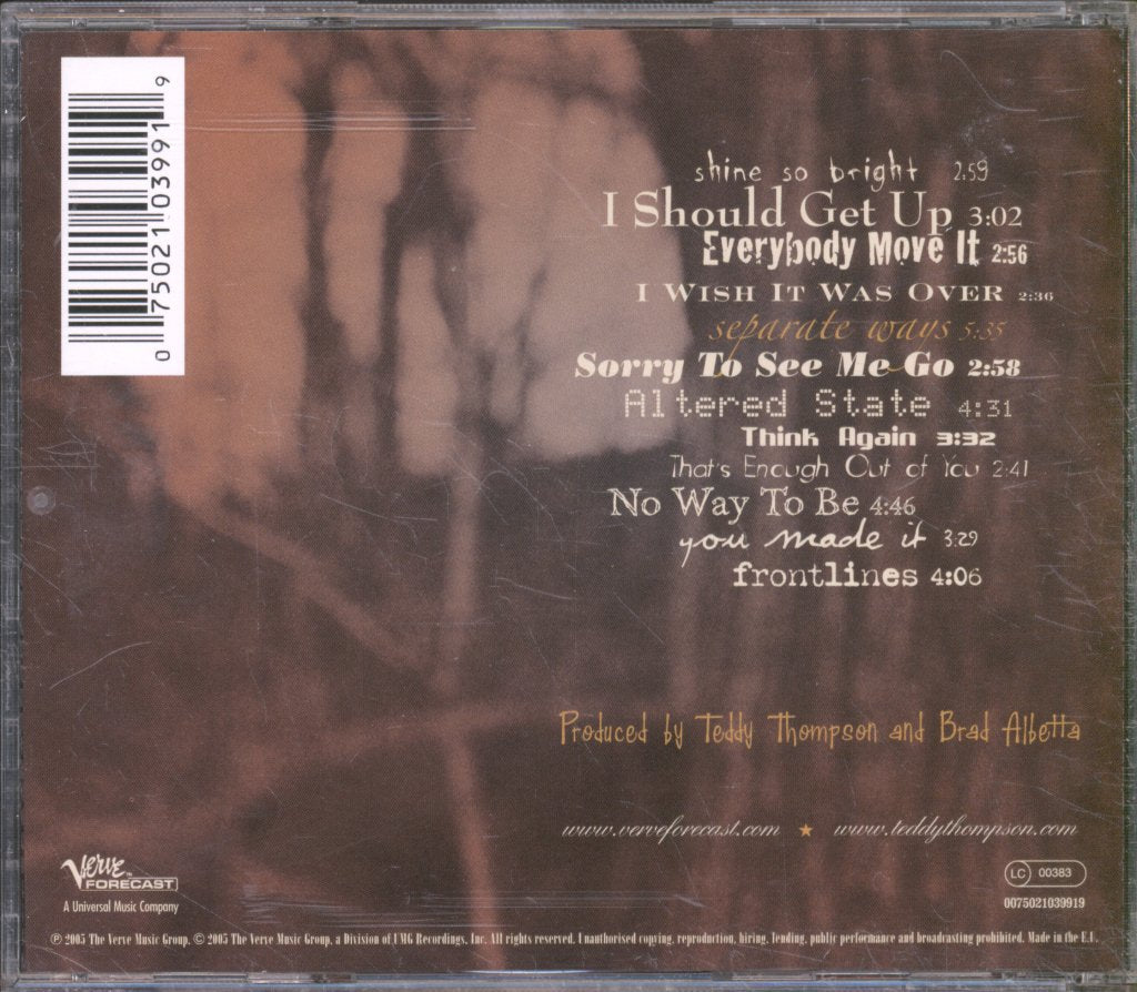 Teddy Thompson - Separate Ways - Cd