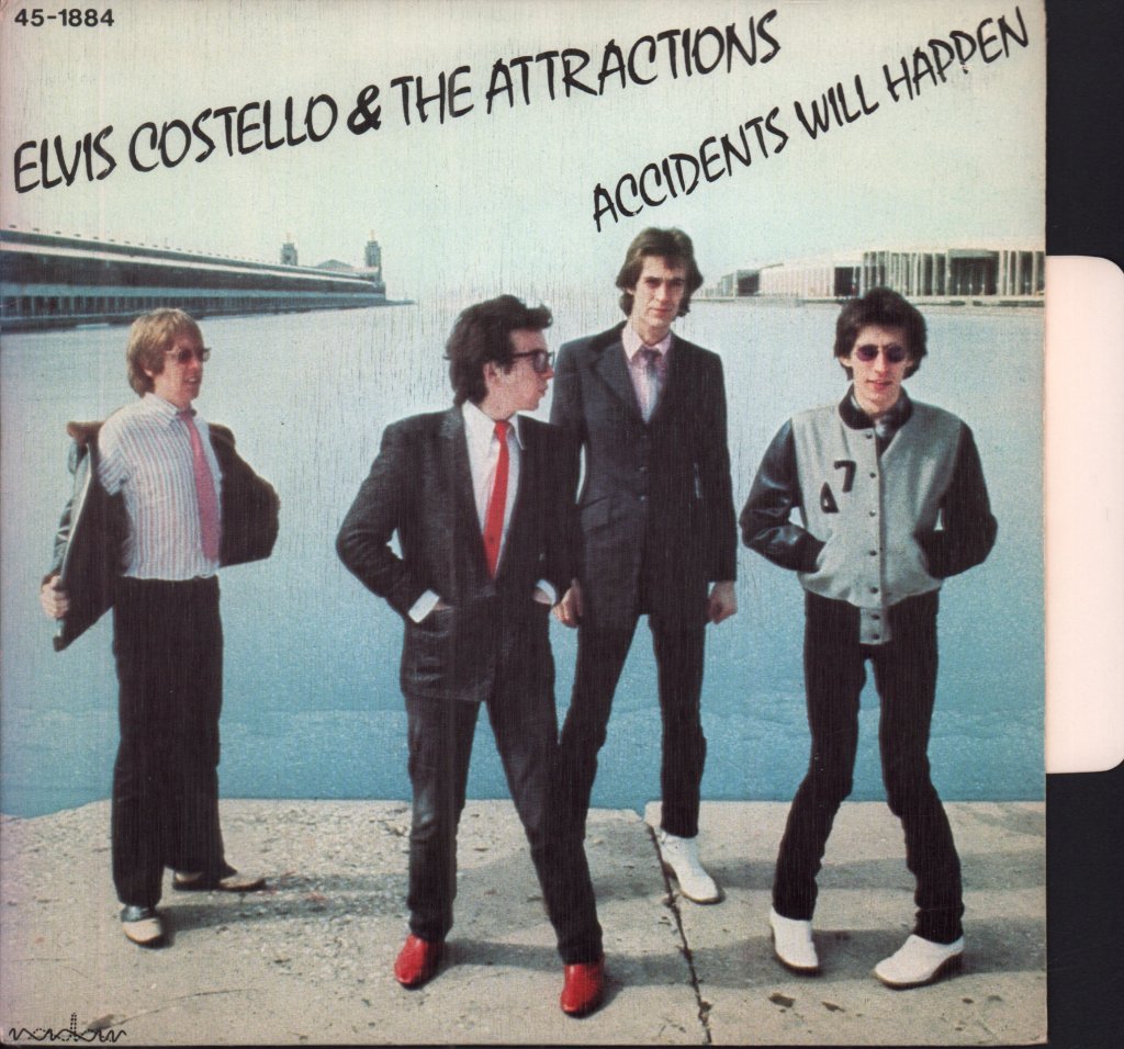 Elvis Costello & The Attractions - Accidents Will Happen - 7 Inch