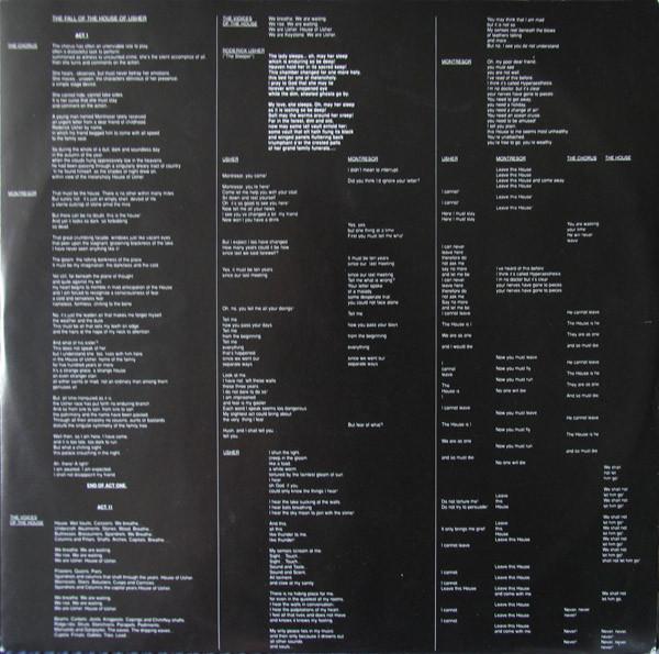 Peter Hammill - Fall Of The House Of Usher - Double Lp