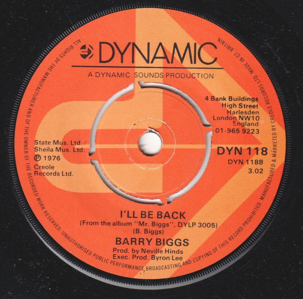 Barry Biggs - Side Show - 7 Inch