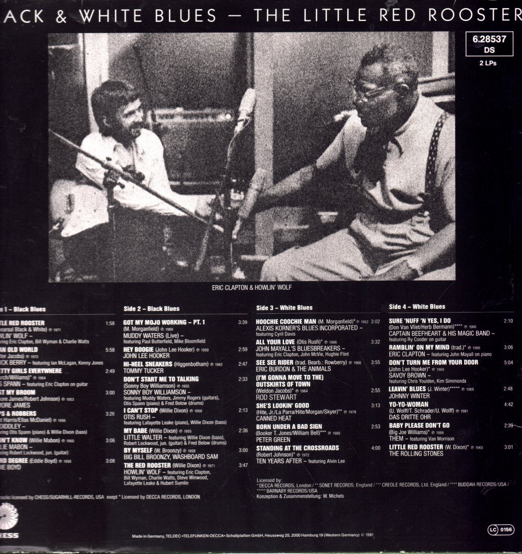 Various Artists - Black And White Blues - The Little Red Rooster - Double Lp