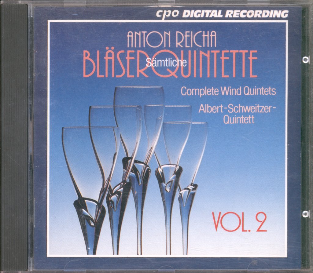 Anton Reicha / Albert Schweitzer Quintett - Sämtliche Bläserquintette Vol. 2 - Cd