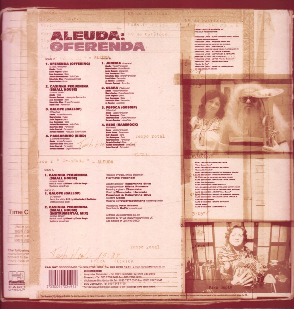 Aleuda - Oferenda - Double Lp