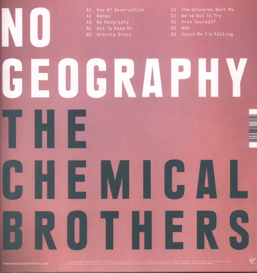 Chemical Brothers - No Geography - Double Lp