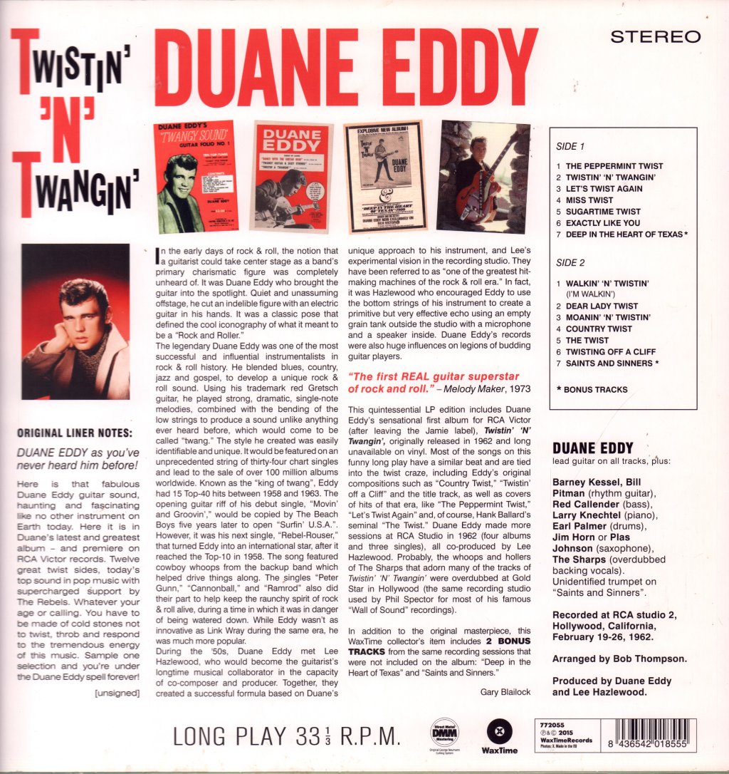 Duane Eddy - Twistin' 'N' Twangin' - Lp