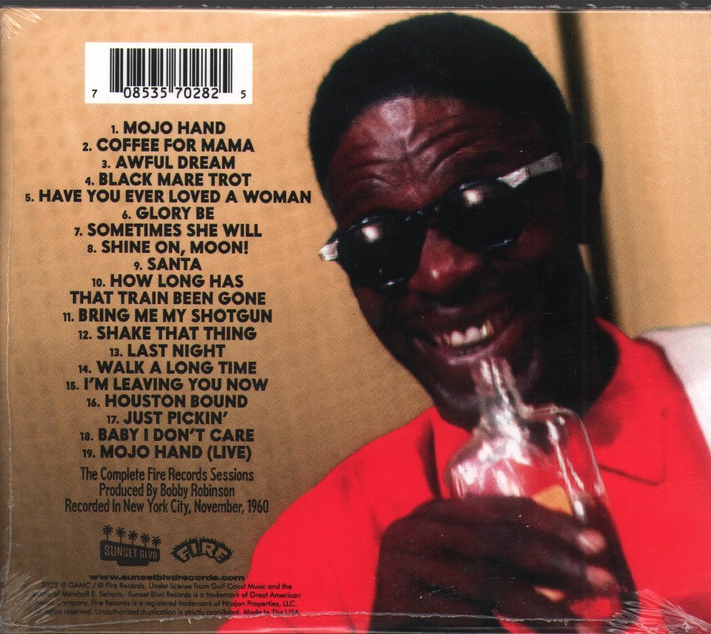 Lightnin' Hopkins - Mojo Hand:  the Complete Fire Sessions - Cd