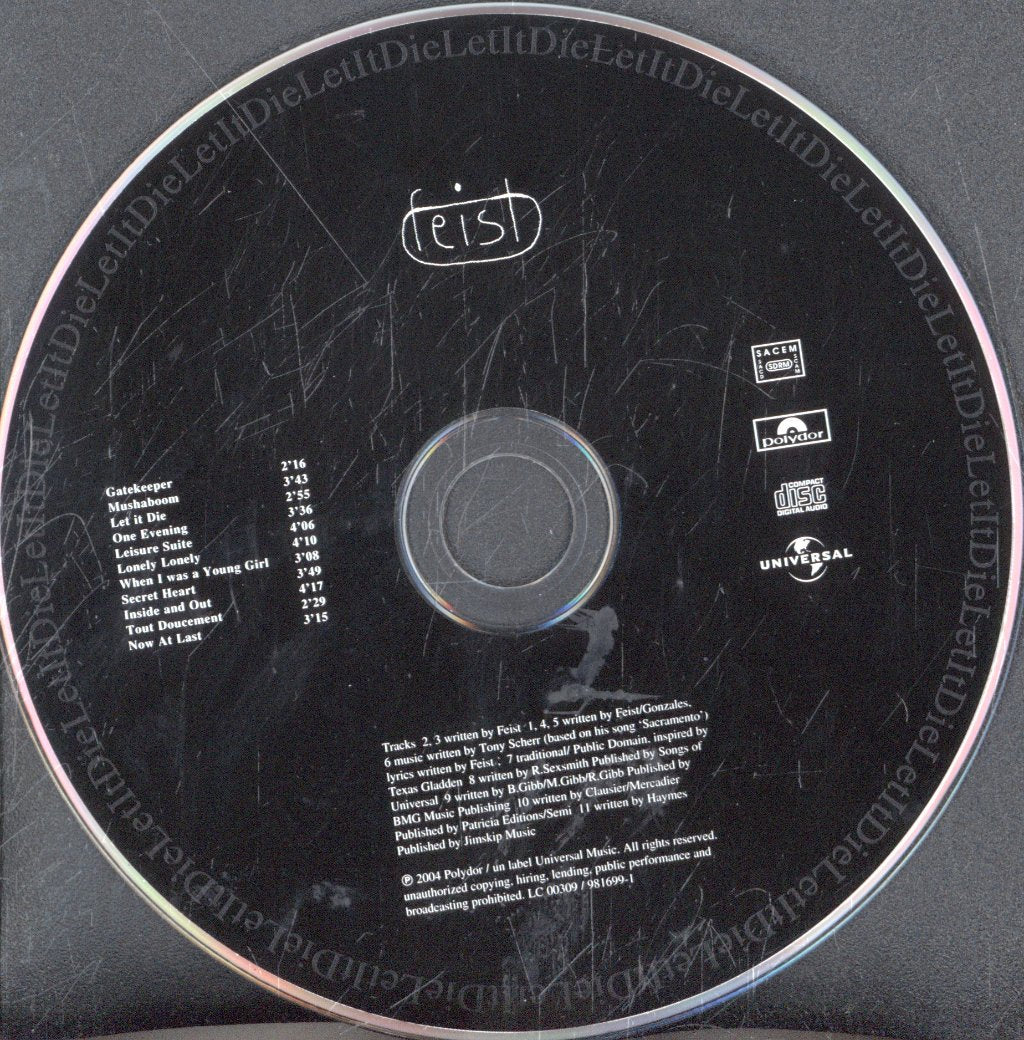 Feist - Let It Die - Cd