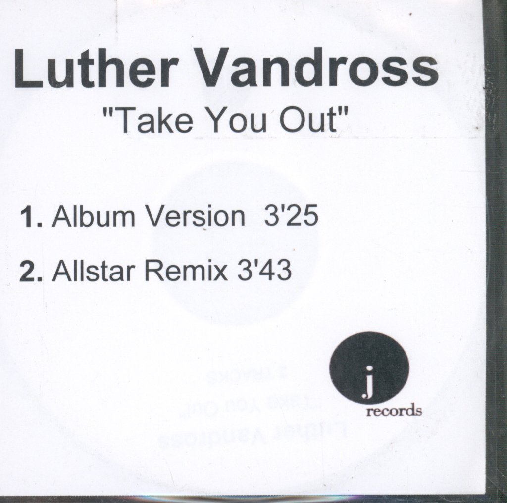 Luther Vandross - Take You Out - Cdr