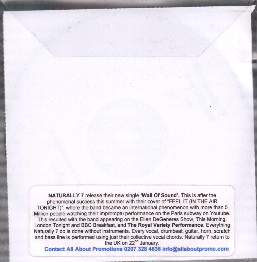 Naturally 7 - Wall Of Sound - Cdr