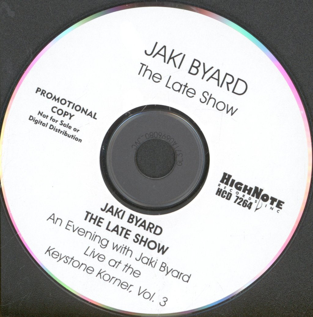 Jaki Byard - Late Show: An Evening With Jaki Byard - Cd